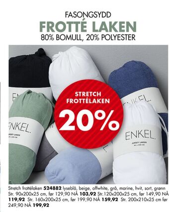 Sparkjøp Ukjent laken tilbud