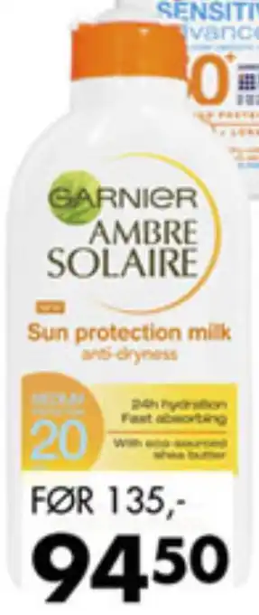 Sparkjøp Ambre solaire solkrem tilbud