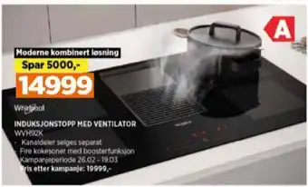 POWER Whirlpool induksjonsplate tilbud