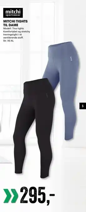 Sport Outlet Mitchi Tights Til Dame tilbud