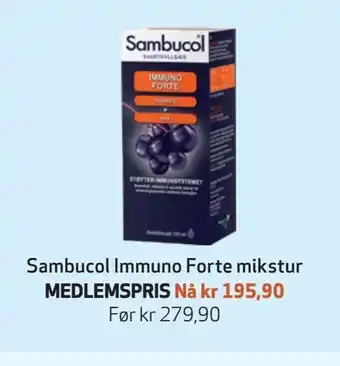 Apotek 1 Sambucol Immuno Forte mikstur tilbud