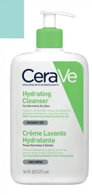 Apotek 1 CeraVe Hydrating Cleanser rensekrem 473 ml tilbud