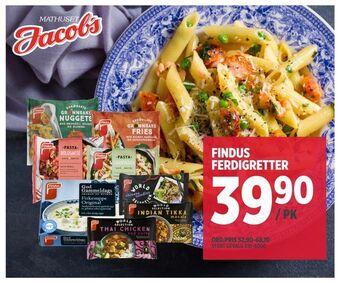 Jacobs Findus ferdigretter tilbud