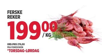 Jacobs Ferske reker tilbud