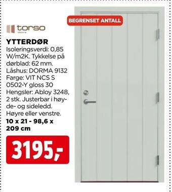 jem & fix Ytterdør tilbud
