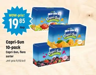 Eurocash Capri-Sun 10-pack tilbud