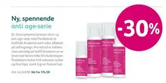 Vitusapotek Dr. Greve anti age-serie tilbud