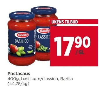 Meny Pastasaus tilbud