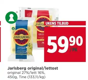 Meny Jarlsberg original/lettost tilbud
