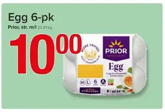Spar Egg 6-pk tilbud
