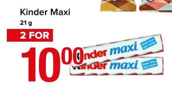 Spar Kinder Maxi tilbud
