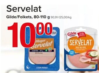 Spar Servelat tilbud