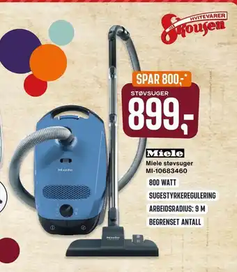 Skousen Miele støvsuger MI-10683460 tilbud