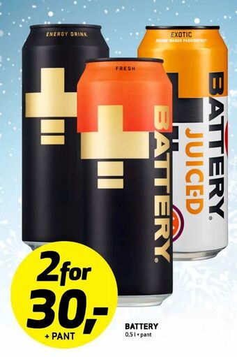 Bunnpris Battery tilbud