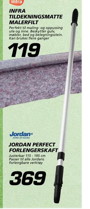 Coop Byggmix Jordan perfect forlengerskaft tilbud