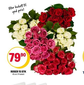 Coop Extra Roser 15 stk tilbud