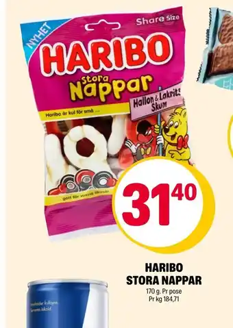 Coop Extra Haribo stora nappar tilbud