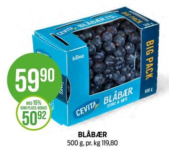 Kiwi Blåbær tilbud