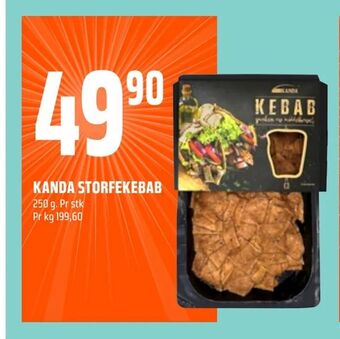 Coop Obs Kanda storfekebab tilbud