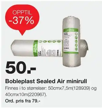 Bobleplast Sealed Air minirull