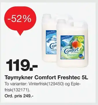 Tøymykner Comfort Freshtec 5L