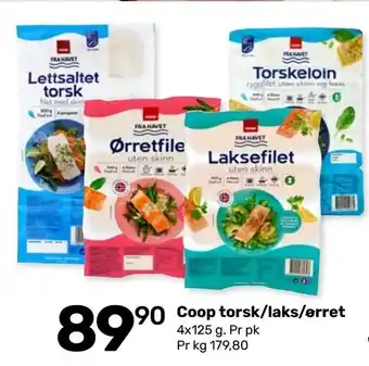 Coop Marked Coop torsk/laks/ørret tilbud
