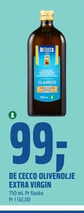 Coop Obs De cecco olivenolje extra virgin tilbud