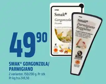 Coop Obs Smak* gorgonzola/ parmigiano tilbud