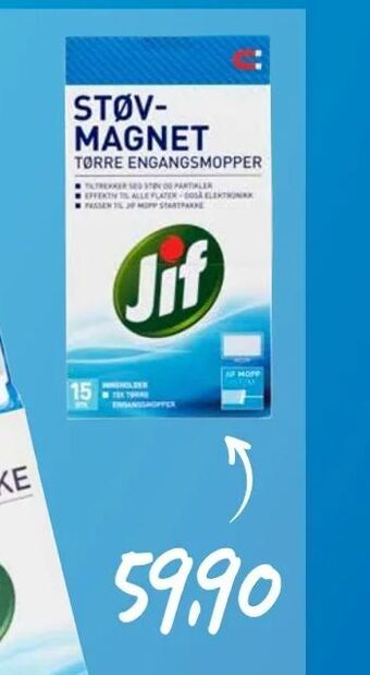 Europris Jif støvmagnet tilbud