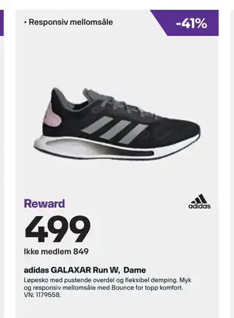 XXL Sport adidas GALAXAR Run W, Dame tilbud
