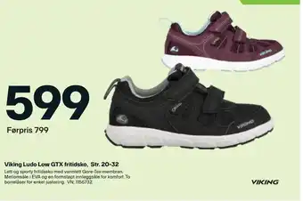 XXL Sport Viking Ludo Low GTX fritidsko, Str. 20-32 tilbud