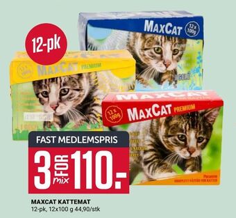 Europris MAXCAT KATTEMAT tilbud