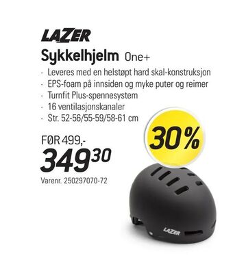 Thansen Sykkelhjelm tilbud