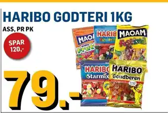 Price Lagerbutikk Haribo godteri tilbud