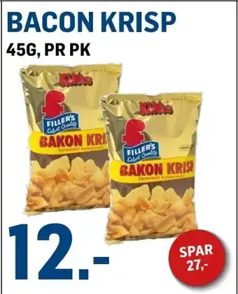 Price Lagerbutikk Bacon krisp tilbud