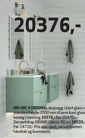 Flisekompaniet Servantskap GRAND Classic 80 cm tilbud