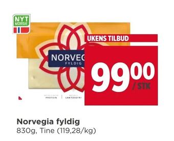 Meny Norvegia fyldig tilbud