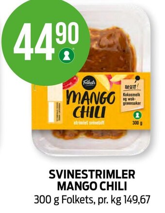 Kiwi Svinestrimler mango chili tilbud
