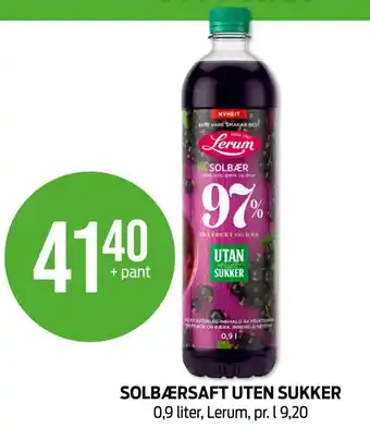 Kiwi Solbærsaft uten sukker tilbud