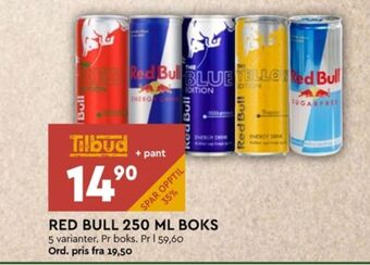 Coop Mega Red bull energidrikk tilbud