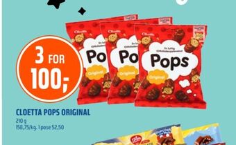 Coop Obs Pops sjokoladepose tilbud