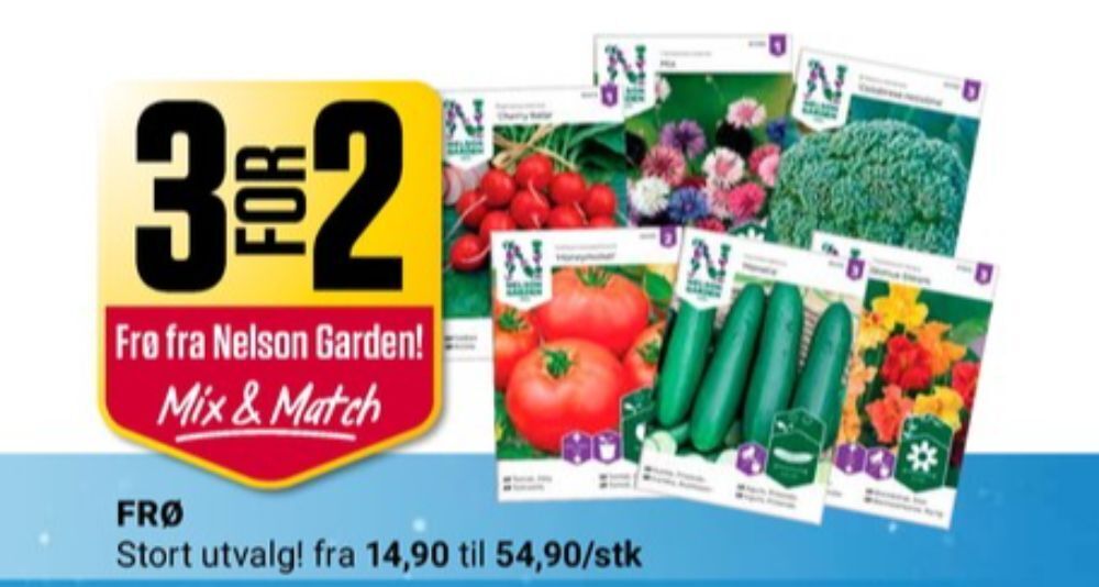 Europris Nelson garden imageannons tilbud