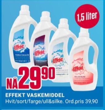 Europris Effekt vaskemiddel-flytende tilbud