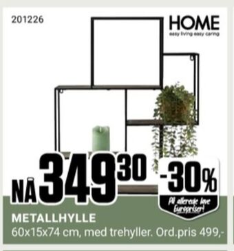 Europris Home hylle tilbud