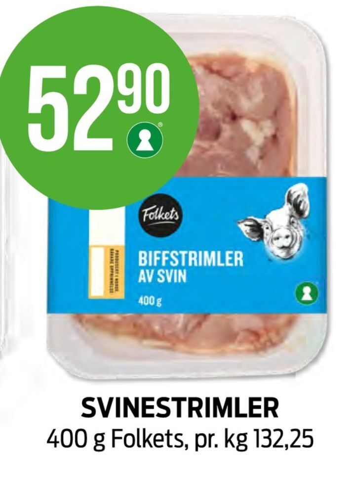 Kiwi Folkets svinefilet tilbud