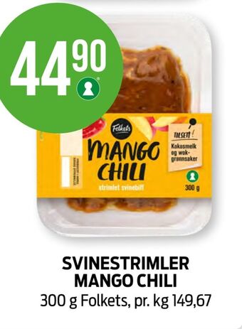 Kiwi Folkets svinekjøtt tilbud