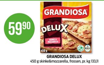 Kiwi Grandiosa pizza tilbud