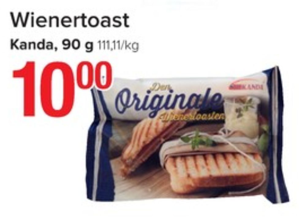 Spar Kanda toast tilbud
