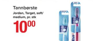 Spar Jordan tannbørste tilbud