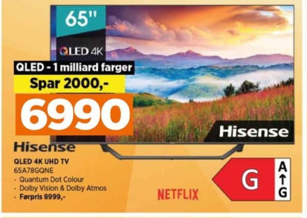 POWER Hisense tv tilbud